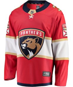 Alternative view of Seth Jones Florida Panthers  Home Breakaway Jersey - Red