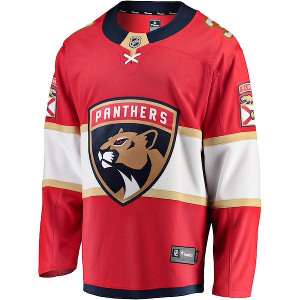 Seth Jones Florida Panthers Home Breakaway Jersey - Red - Image 2