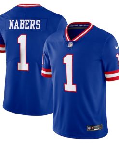 Malik Nabers New York Giants Nike Alternate 2 Legacy Vapor Untouchable Limited Jersey - Royal