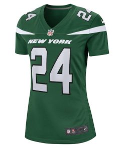 Alternative view of Darrelle Revis New York Jets Nike Women's Retired Player Game Jersey - Gotham Green