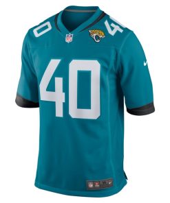 Alternative view of Erick Hallett Jacksonville Jaguars Nike  Game Jersey -  Teal