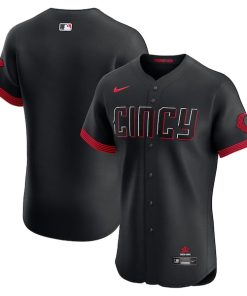 Cincinnati Reds Nike City Connect Elite Jersey - Black