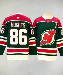 Jack Hughes New Jersey Devils  2021 Reverse Retro 1.0 Jersey