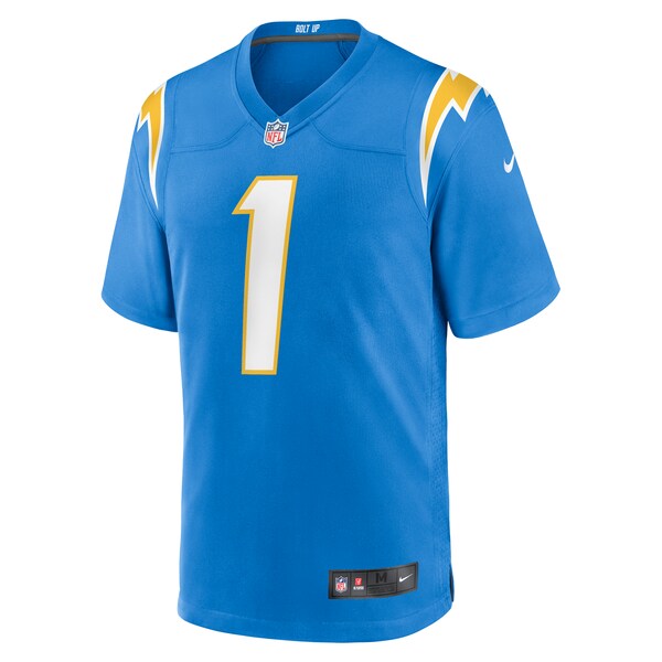 Number 1 Dad Los Angeles Chargers Nike Game Jersey - Powder Blue - Image 2