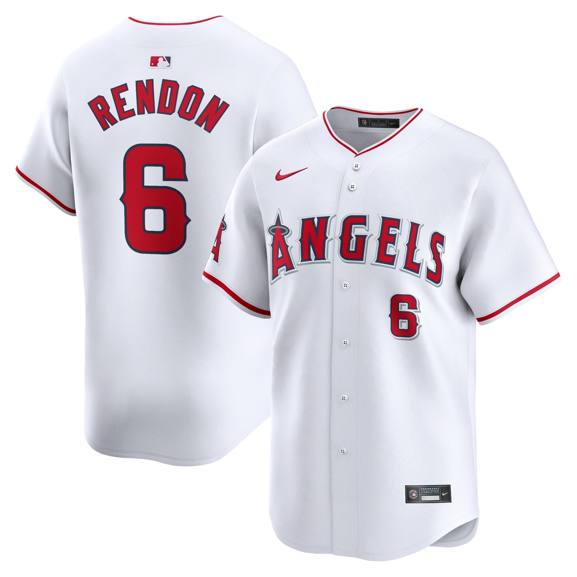 Anthony Rendon Los Angeles Angels Nike Away Limited Player Jersey - Gray/White - Image 6