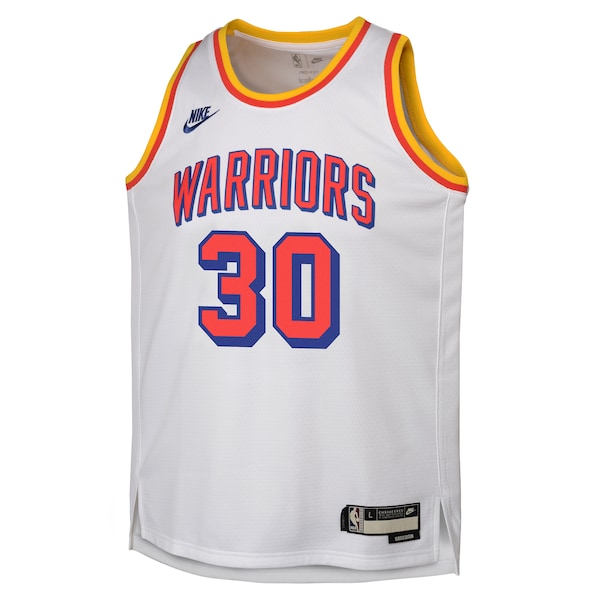 Stephen Curry Golden State Warriors Nike Youth 2024/25 Swingman Jersey - White - Classic Edition - Image 2
