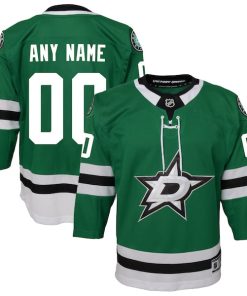 Dallas Stars Youth Home Custom Premier Jersey - Green