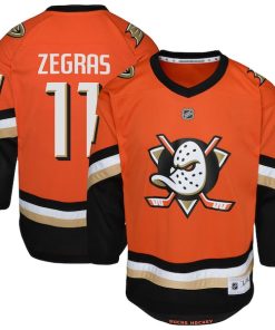 Trevor Zegras Anaheim Ducks Youth Replica Player Jersey - Orange