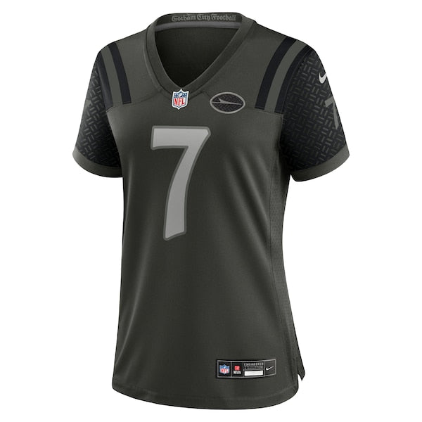Justin Fields New York Jets Nike Women's 2025 Rivalries Collection Game Jersey - Gotham Green - Image 2