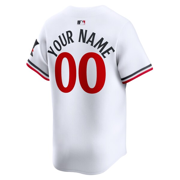 Minnesota Twins Nike Youth Home Limited Custom Jersey - White - Image 3