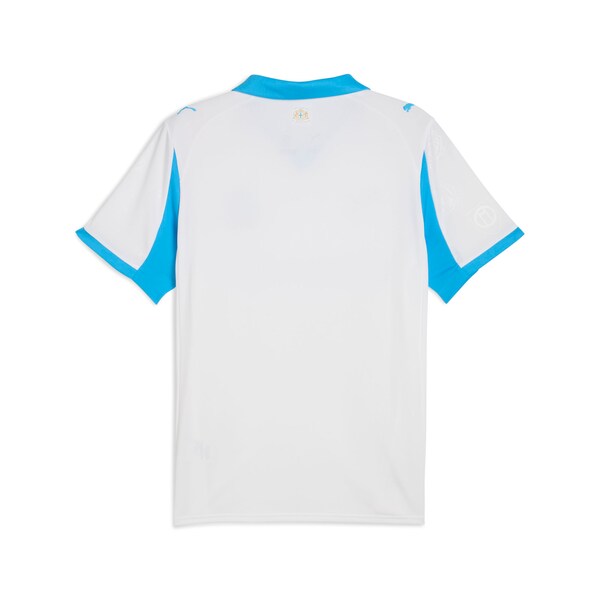 Olympique Marseille Puma 2025/26 Replica Home Jersey - White/Navy - Image 3