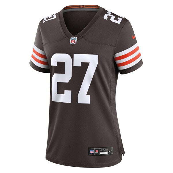 D'Onta Foreman Cleveland Browns Nike Women's Game Jersey - Brown - Image 3