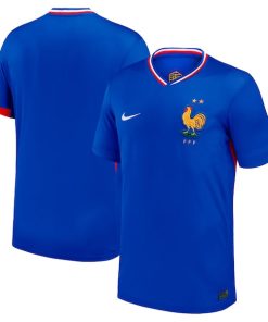 France National Team Nike 2024 Home Replica Blank Jersey - Blue