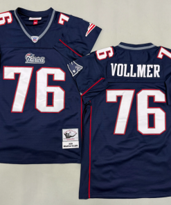 Marcus Vollmer New England Patriots Authentic Throwback Retired Player Jersey
