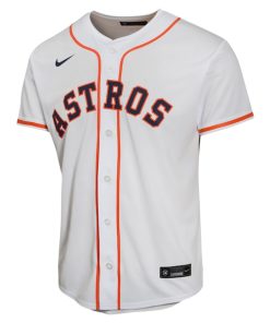 Alternative view of Jose Altuve Houston Astros Nike Youth Home Game Player Jersey - White