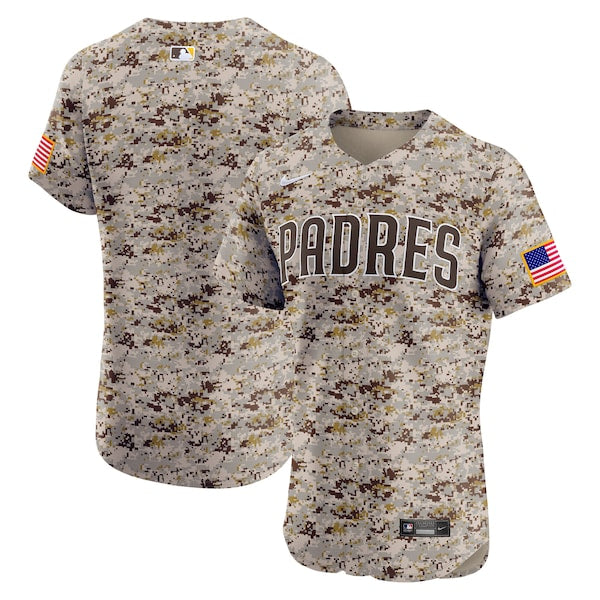 San Diego Padres Nike Alternate 2 Elite Jersey - Camo/Brown/White