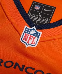Alternative view of P.J. Locke Denver Broncos Nike Team Game Jersey -  Orange