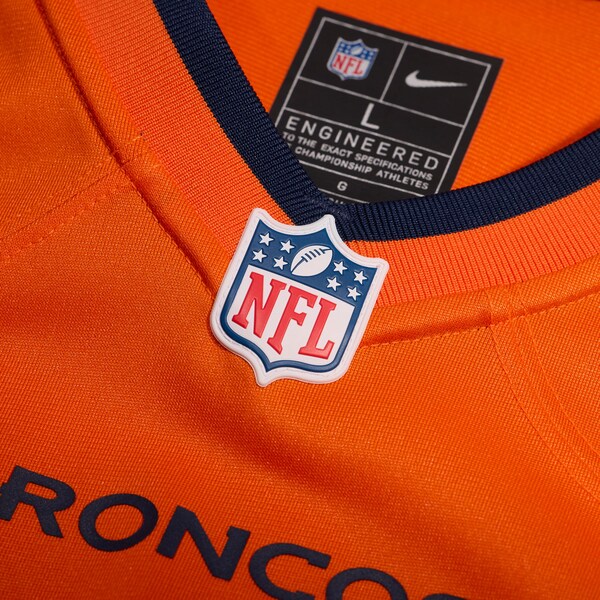 Eyioma Uwazurike Denver Broncos Nike Team Game Jersey - Orange - Image 4