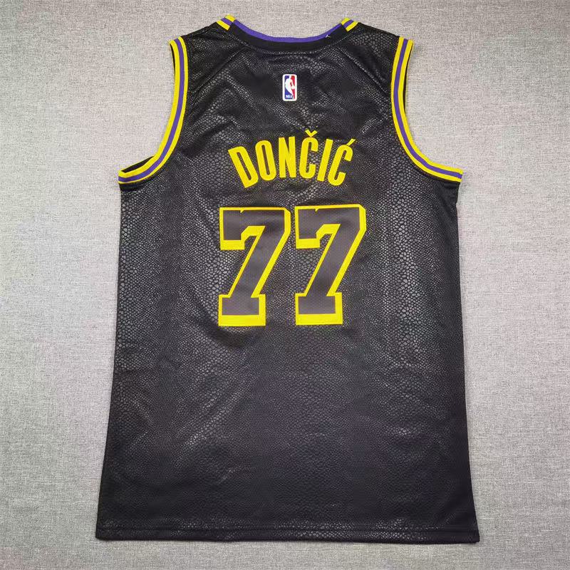 Luka Don?i? Los Angeles Lakers Nike Youth Mamba Edition Jersey - Black - Image 3