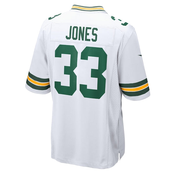 Aaron Jones Green Bay Packers Nike Game Player Jersey - White - Image 3