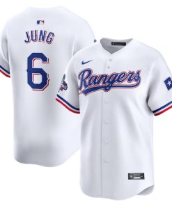 Josh Jung Texas Rangers Nike Home 2023 World Series Champions Limited Jersey - White