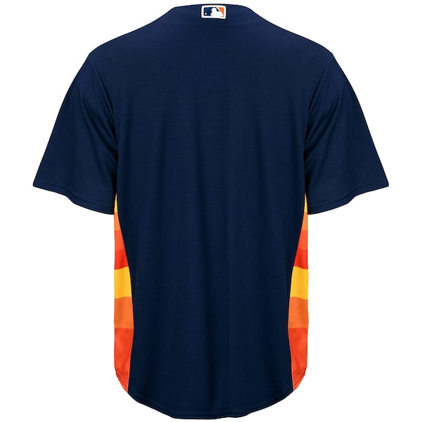 Houston Astros Big & Tall Replica Team Jersey - Navy - Image 4