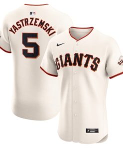 Mike Yastrzemski San Francisco Giants Nike Home Elite Player Jersey - Cream
