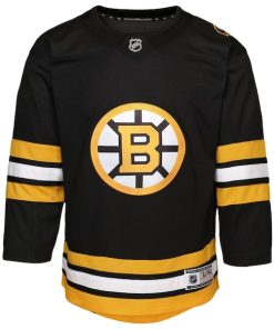 Alternative view of Boston Bruins Toddler Home Replica Jersey - Black