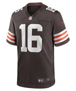 Alternative view of Jaelon Darden Cleveland Browns Nike Team Game Jersey -  Brown