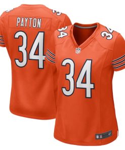 Walter Payton Chicago Bears Nike Women's Retired Player Jersey - Orange/Navy