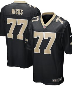 Carl Nicks New Orleans Saints Nike Game Retired Player Jersey - Black