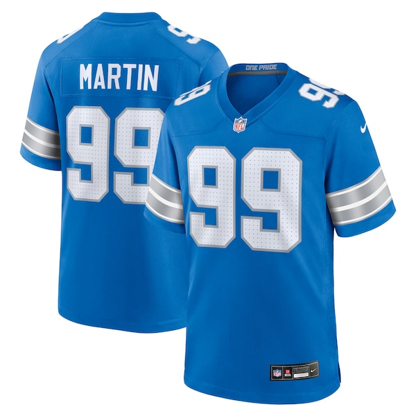 Brodric Martin Detroit Lions Nike Team Game Jersey - Blue
