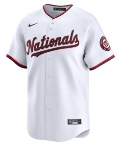Alternative view of MacKenzie Gore Washington Nationals Nike Home Limited Player Jersey - White
