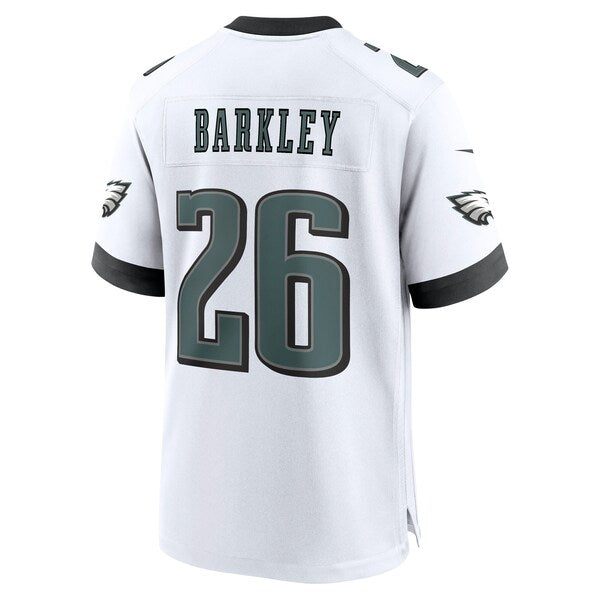 Saquon Barkley Philadelphia Eagles Nike Super Bowl LIX Game Player Jersey - White - Image 3