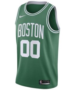 Alternative view of Boston Celtics Nike 2020/21 Swingman Custom Jersey - Icon Edition - Kelly Green