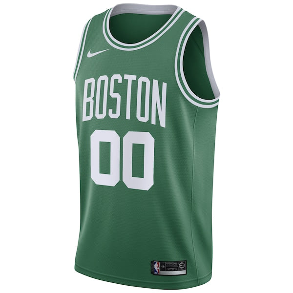 Boston Celtics Nike 2020/21 Swingman Custom Jersey - Icon Edition - Kelly Green - Image 2