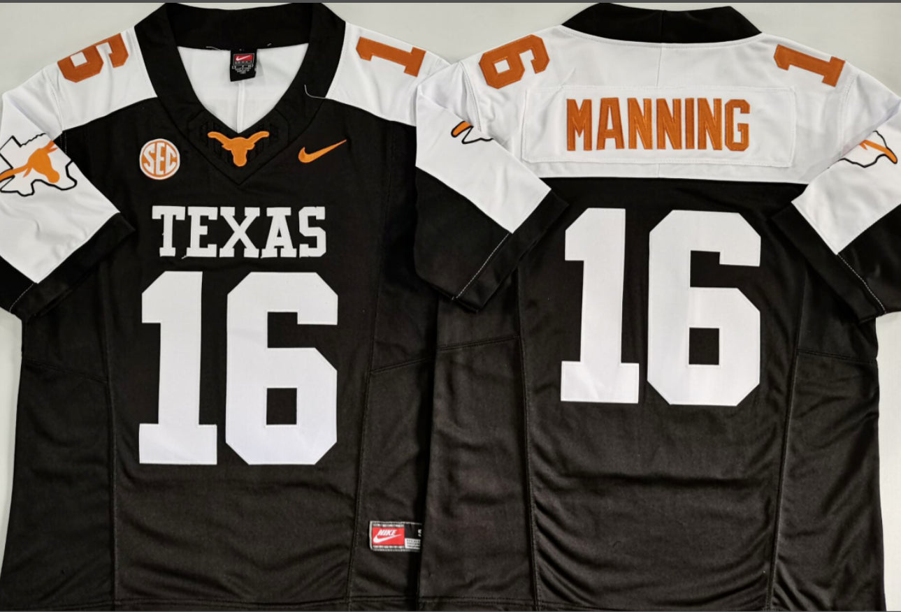 Arch Manning NCAA Texas Longhorns Nike Vapor Limited Jersey
