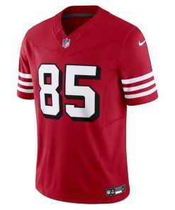 Alternative view of George Kittle San Francisco 49ers Nike Vapor F.U.S.E. Limited Jersey - Scarlet