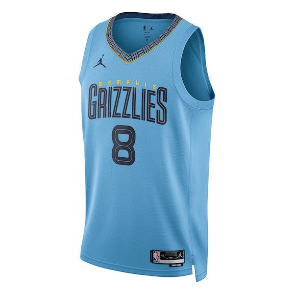 Jaren Jackson Jr. Memphis Grizzlies Jordan Brand Unisex Swingman Jersey - Light Blue - Statement Edition - Image 2
