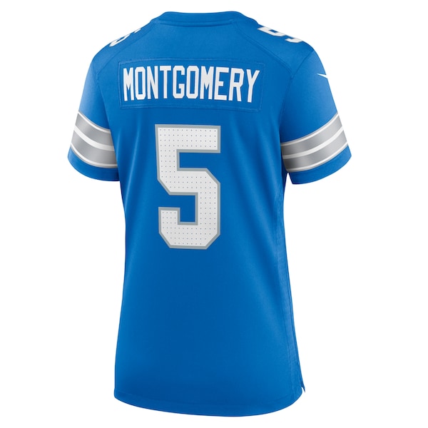 David Montgomery Detroit Lions Nike Women's Team Game Jersey - Blue - Image 3