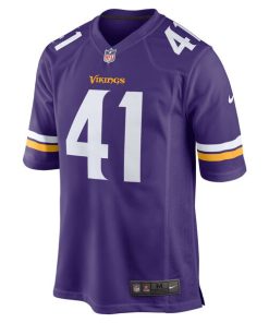 Alternative view of Austin Bryant Minnesota Vikings Nike  Game Jersey -  Purple