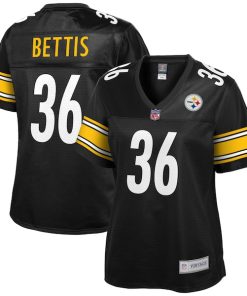 Jerome Bettis Pittsburgh Steelers NFL Pro Line Women's Retired Player Replica Jersey - Black