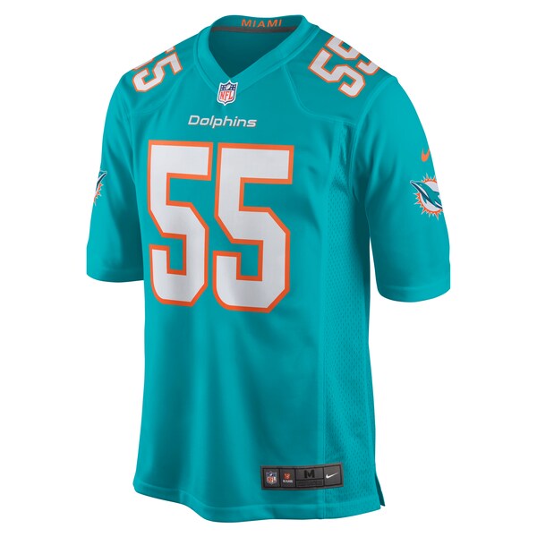 Jerome Baker Miami Dolphins Nike Game Jersey - Aqua - Image 2