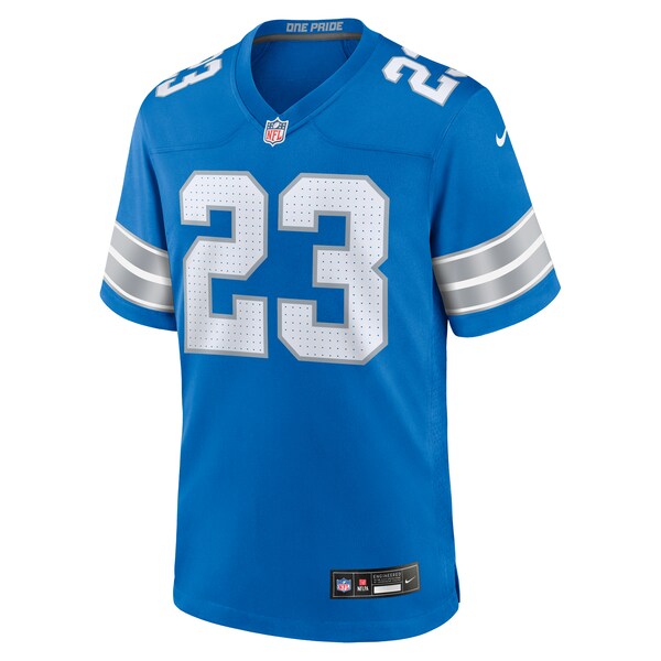 Carlton Davis III Detroit Lions Nike Game Jersey - Blue - Image 2