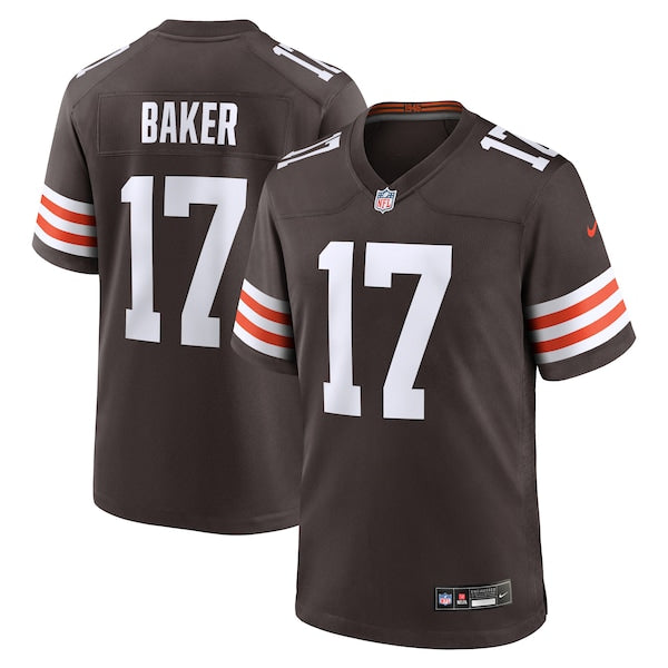Jerome Baker Cleveland Browns Nike Team Game Jersey - Brown
