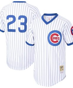 Ryne Sandberg Chicago Cubs Cooperstown Collection 1987 Authentic Player Jersey - White