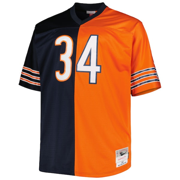 Walter Payton Chicago Bears Big & Tall Split Legacy Retired Player Replica Jersey - Navy/Orange - Image 2