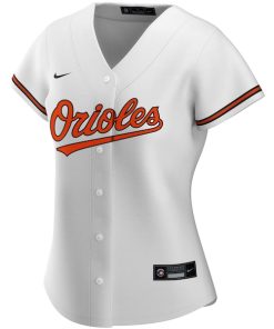 Alternative view of Baltimore Orioles Nike Women's Home Replica Custom Jersey - White