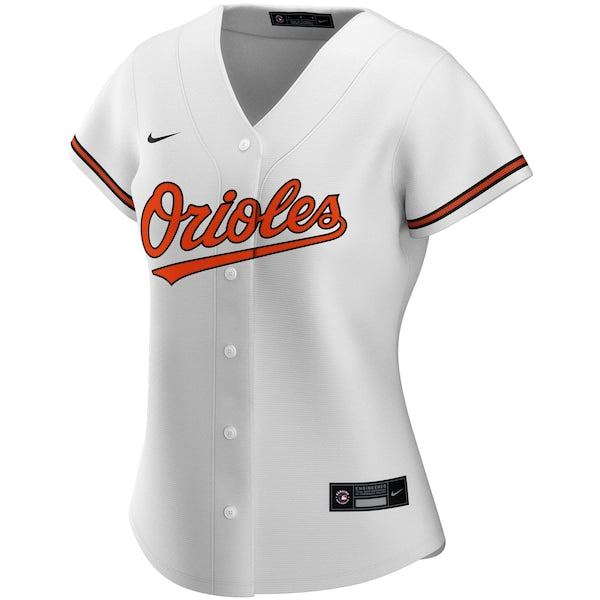 Baltimore Orioles Nike Women's Home Replica Custom Jersey - White - Image 2