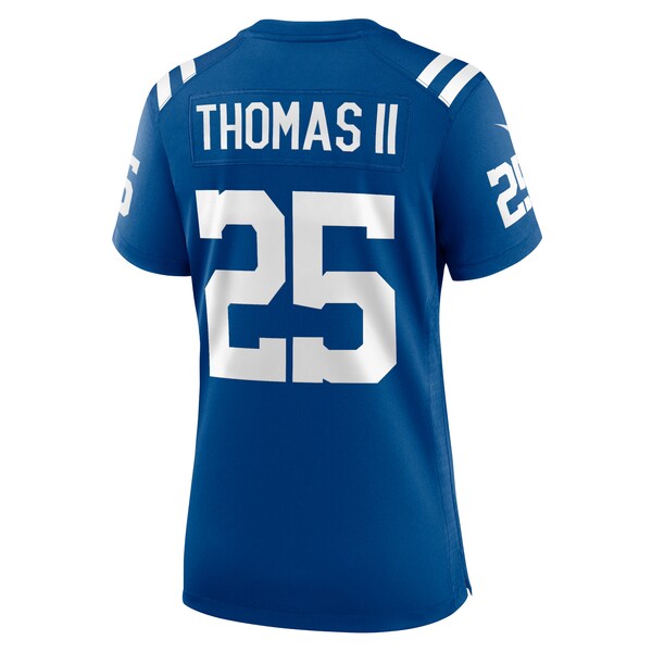 Rodney Thomas II Indianapolis Colts Nike Women's Game Player Jersey - Royal/Blue - Image 4
